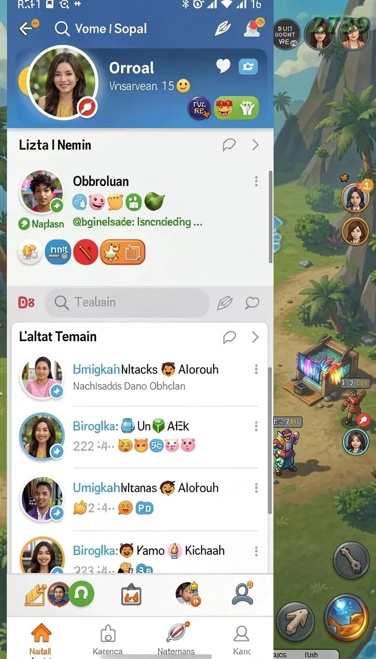 Cuplikan layar QQRP — menu navigasi